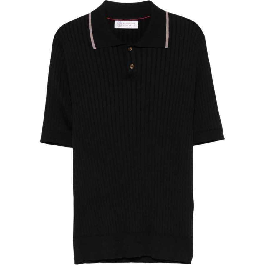 Brunello Cucinelli Polo Shirt Men's Black
