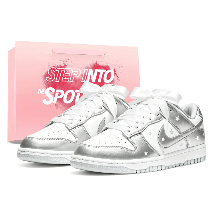 Nike Nike Dunk Basketball Shoes Unisex Low Top White
