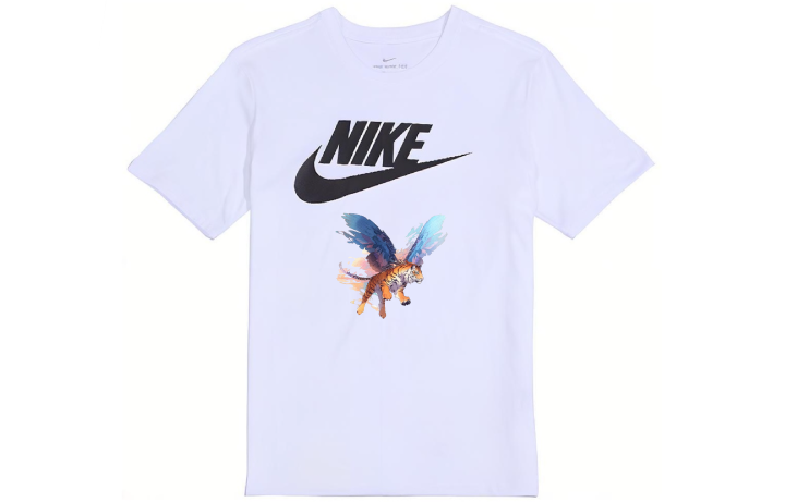 Nike Nike Sportswear T Shirts Unisex White Crew Neck