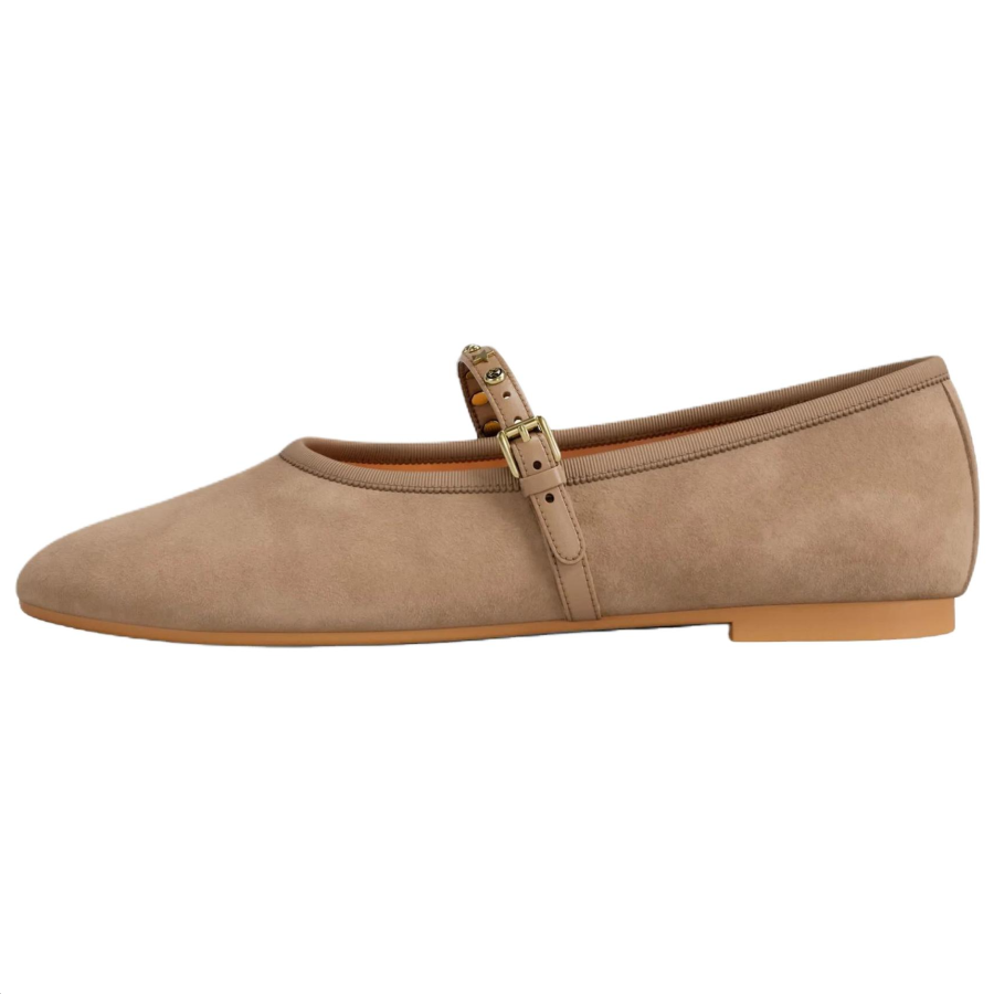 MICHAEL KORS Phoebe Mary Jane Shoes Women's Camel
