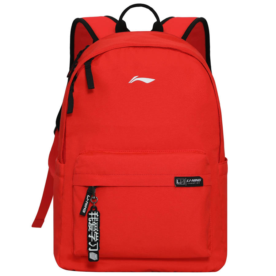 Li-Ning Li Ning Polyester Backpack Unisex Red
