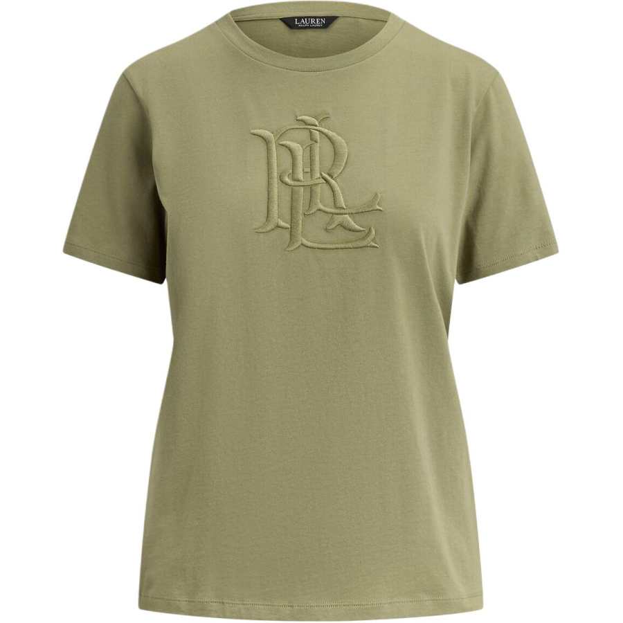 Polo Ralph Lauren T Shirts Women's 310 Light Green Crew Neck Moderate Other