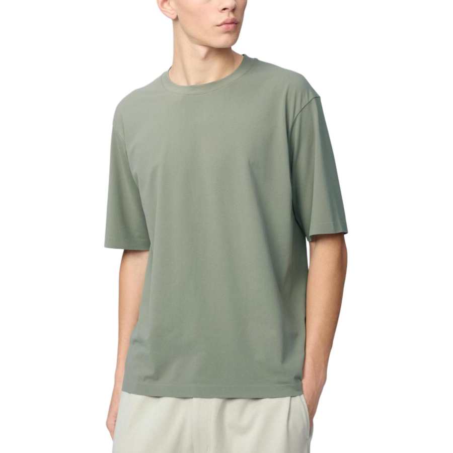 UNIQLO U Collection T Shirts Unisex Emerald Green Crew Neck