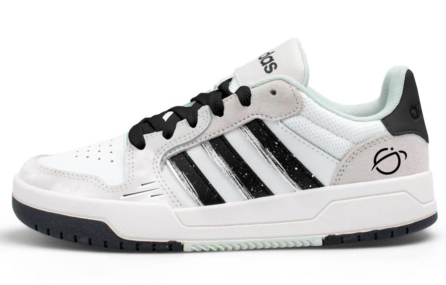 Adidas Adidas ENTRAP Skateboard Shoes Unisex Low Top Black