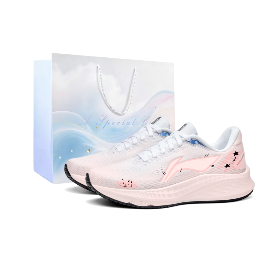 Li-Ning Li Ning Red Hare 9 Running Shoes Women's Low Top Pink
