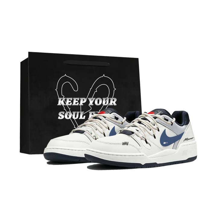 Nike Nike Full Force Skateboard Shoes Men's Low Top Gray
