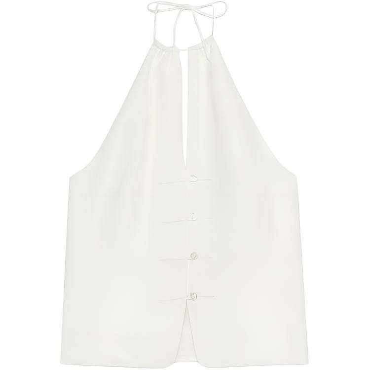 ZARA Camisoles Women's White Moderate