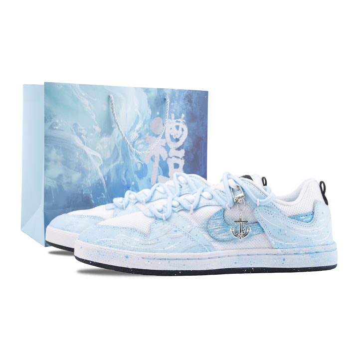 Nike Nike SB Alleyoop Skateboard Shoes Men's Low Top White/Blue