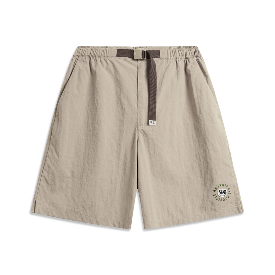 Li-Ning Li Ning Sports Life Collection Sports Shorts Men's Oxford Brown Moderate Straight Fit Pants