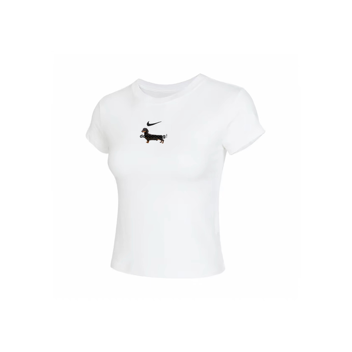 Nike Nike Sportswear T Shirts Women's White Crew Neck Moderate
