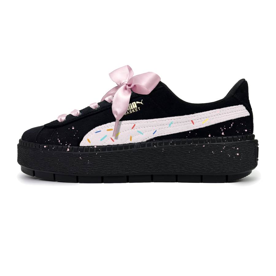 PUMA Platform Trace Skateboard Shoes Women's Low Top Multicolor