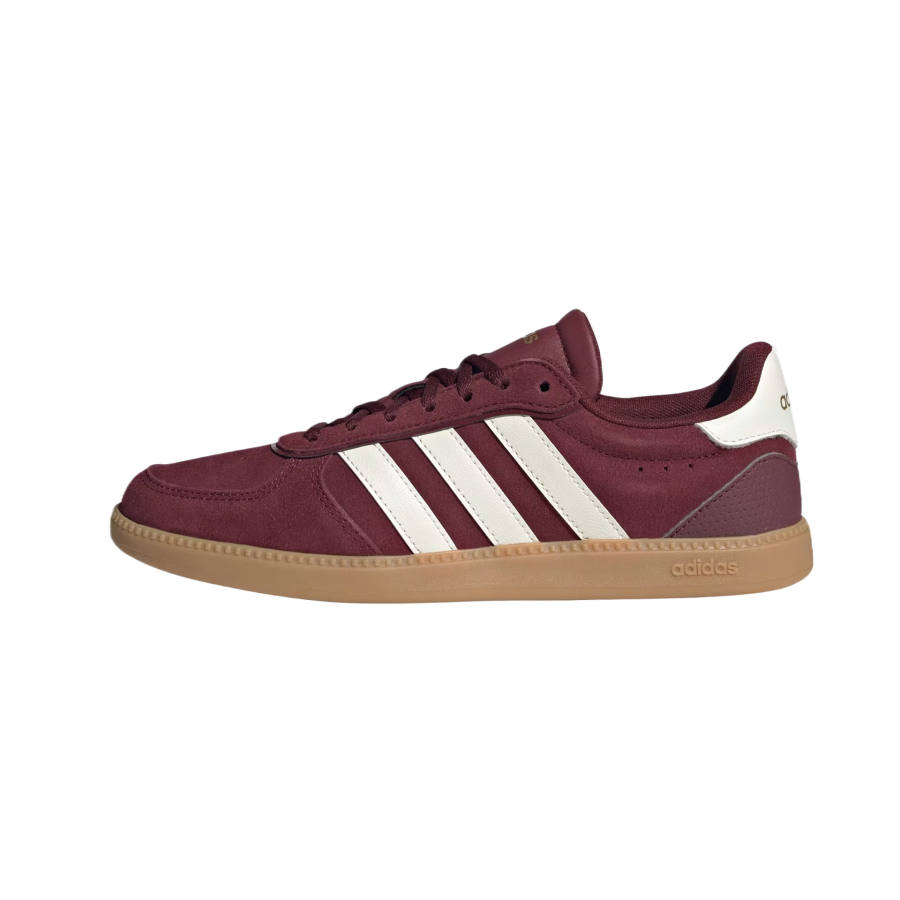 Adidas Adidas BREAKNET SLEEK Skateboard Shoes Women's Low Top Shadow Red/Beige/Gold