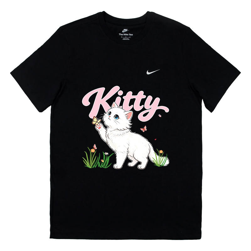 Nike Nike Sportswear T Shirts Unisex Black Crew Neck