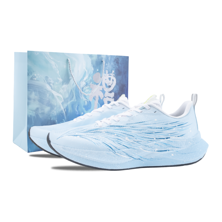 Li-Ning Li Ning Red Hare 9 PRO Running Shoes Men's Low Top White/Blue