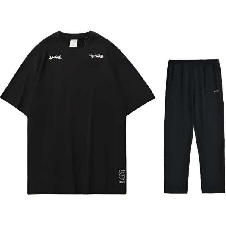 Li-Ning Li Ning Casual Sportswear Men's Crew Neck Moderate
