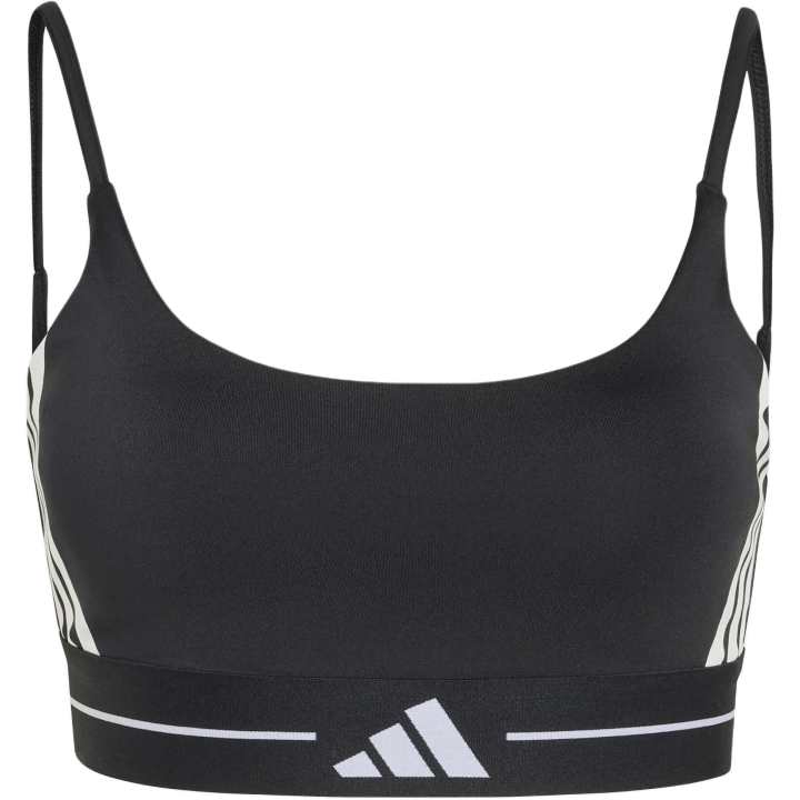 Adidas Adidas Hyperglam Sports Underwear Women's Black U Neck Moderate