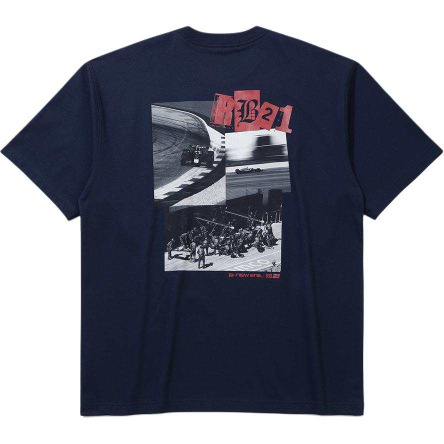 New Era T Shirts Unisex Marine Blue Crew Neck Moderate Other