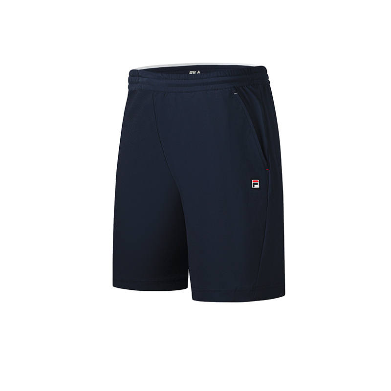 FILA Tennis Casual Shorts Men's Smoke Blue Moderate Straight Fit Pants