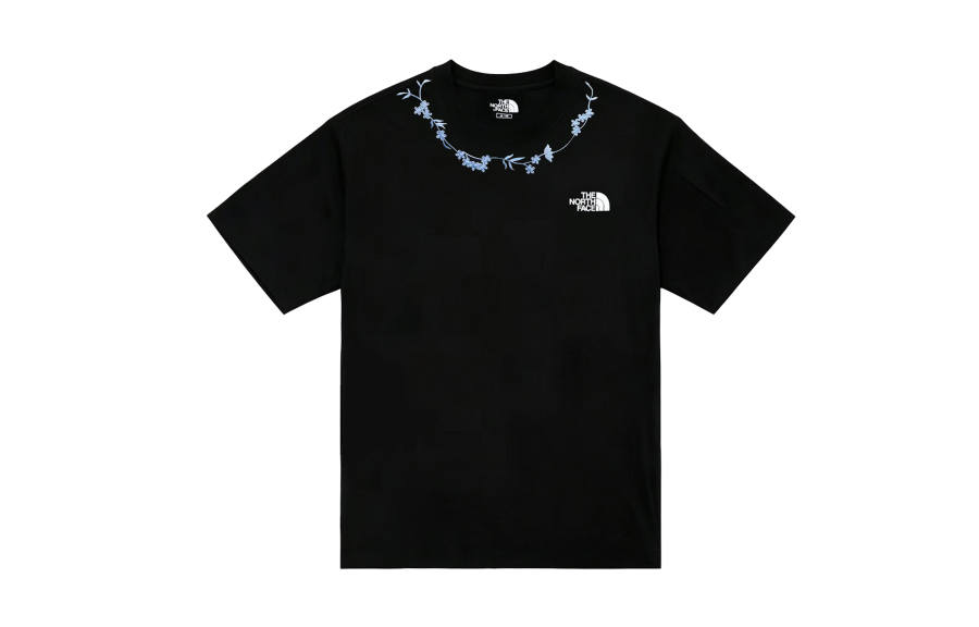 THE NORTH FACE T Shirts Unisex Black Crew Neck Straight Fit