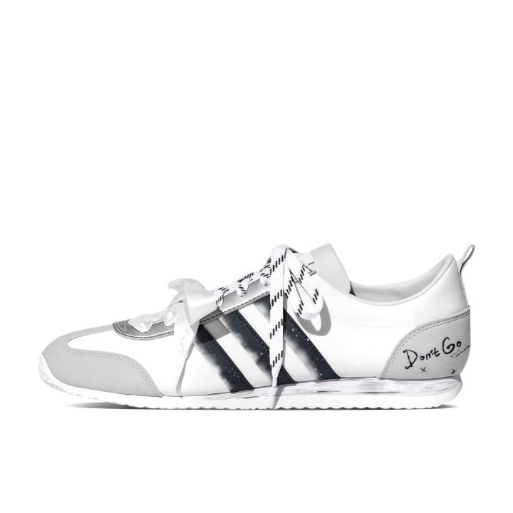 Adidas Adidas VS JOG 2.0 German Army Trainers Unisex Low Top Black/Silver/White