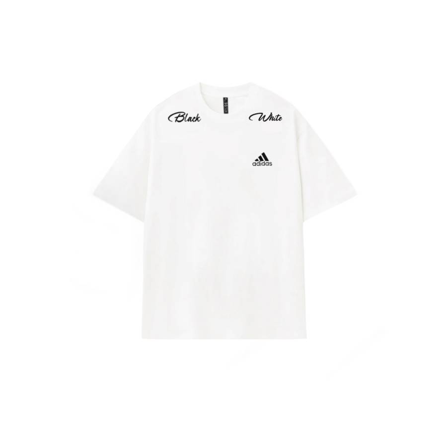 Adidas Adidas MUST HAVES T Shirts Unisex Ecru Crew Neck Moderate Straight Fit