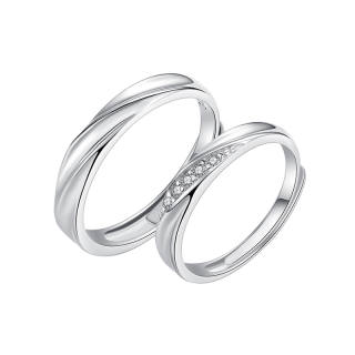 SEVEN COOK Alloy Rings Unisex Silver