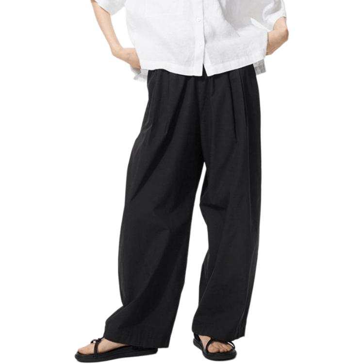 UNIQLO Casual Pants Women's Black Moderate Straight Fit Pants
