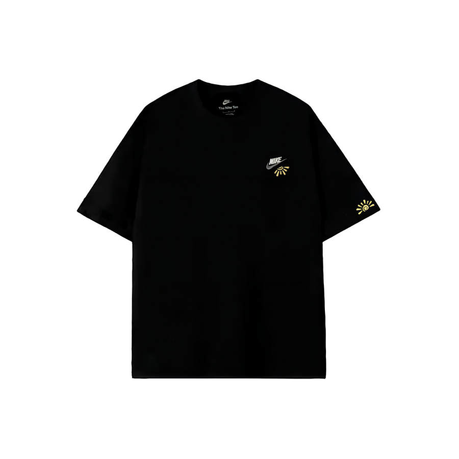 Nike Nike Sportswear Club T Shirts Unisex Black Crew Neck Moderate Straight Fit