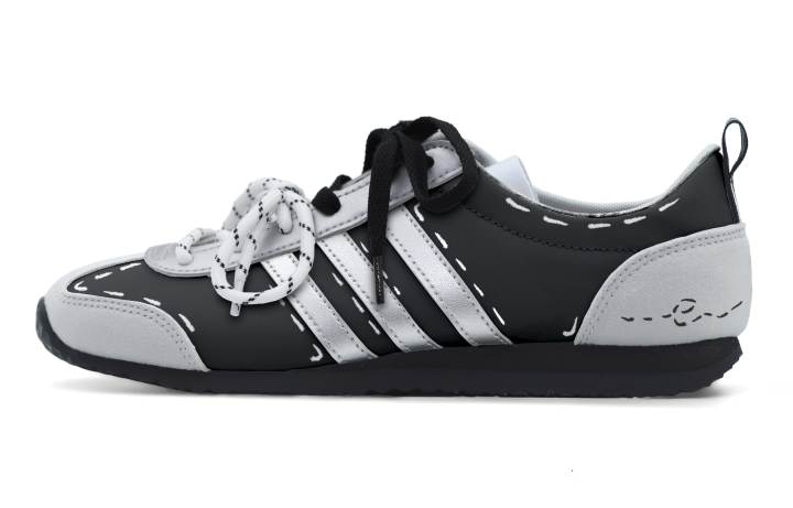 Adidas Adidas VS JOG 2.0 German Army Trainers Unisex Low Top Black