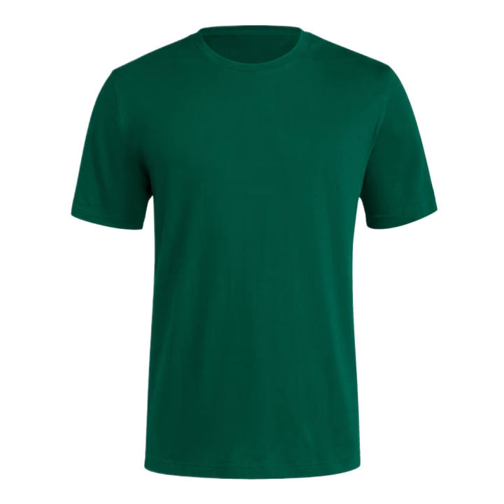 Adidas Adidas T Shirts Men's Dark Green Crew Neck Moderate
