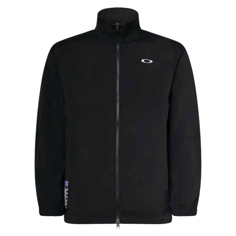 Oakley Jackets Men's Black Stand Collar Moderate Straight Fit