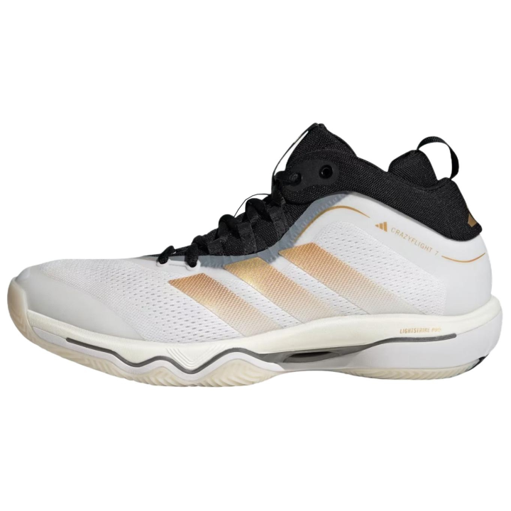Adidas Adidas CRAZYFLIGHT 7 Volleyball Shoes Men's Mid Top Cloud White