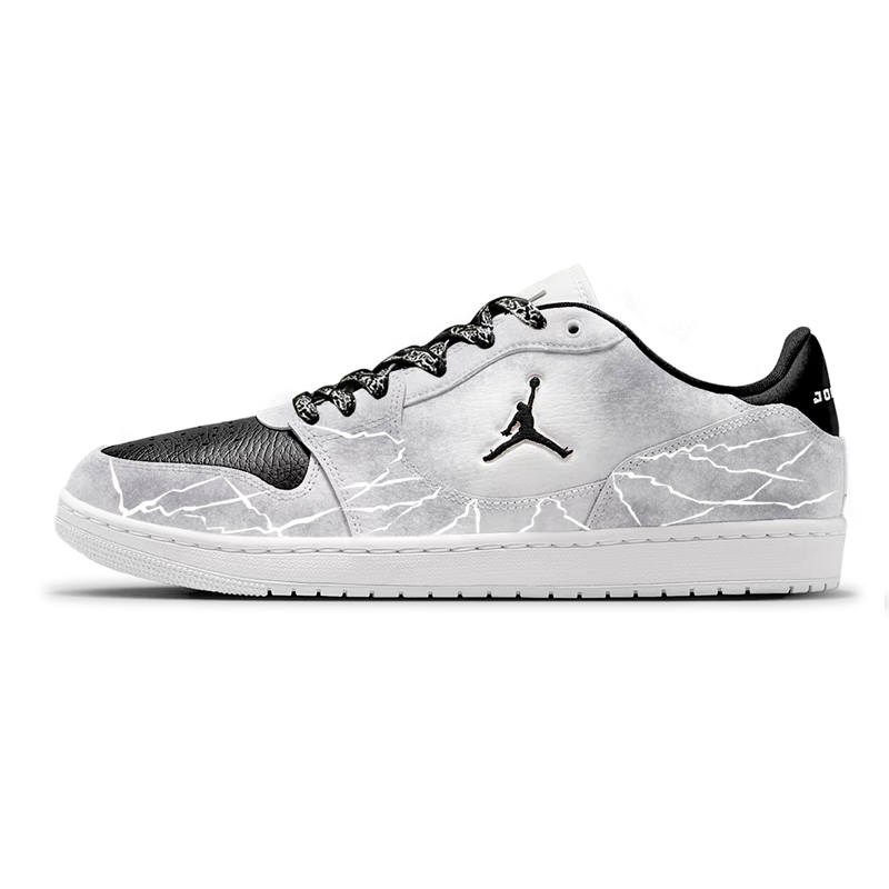 Jordan Jordan COURT CONNECT Skateboard Shoes Men's Low Top White/Black