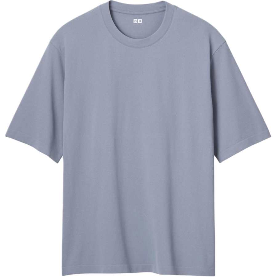 UNIQLO U Collection T Shirts Unisex Pink/Blue Crew Neck