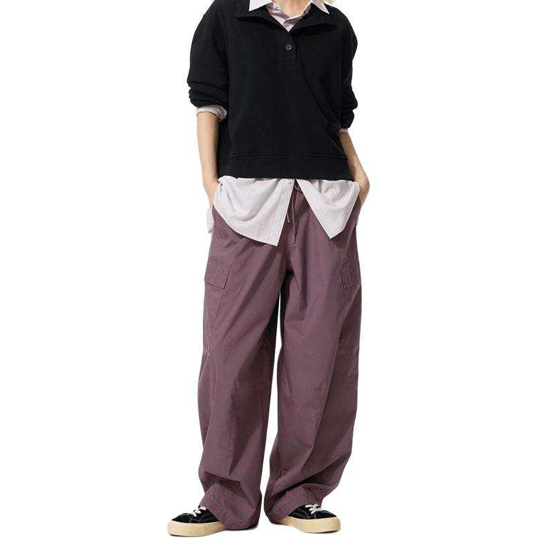 UNIQLO Casual Pants Women's 79 Dark Purple Moderate Straight Fit Pants