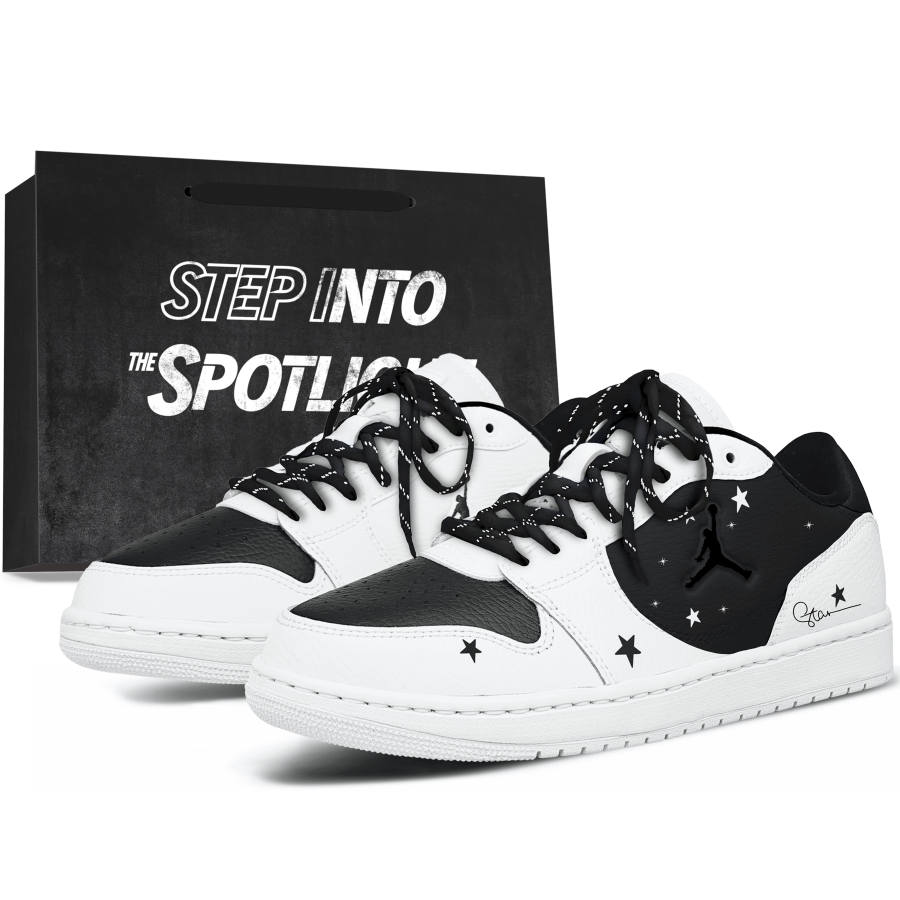 Jordan Jordan COURT CONNECT Skateboard Shoes Men's Low Top Black/White