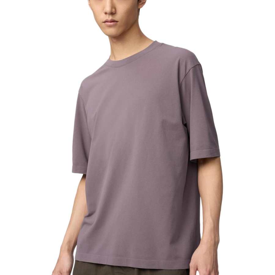 UNIQLO U Collection T Shirts Unisex Cyan Purple Crew Neck