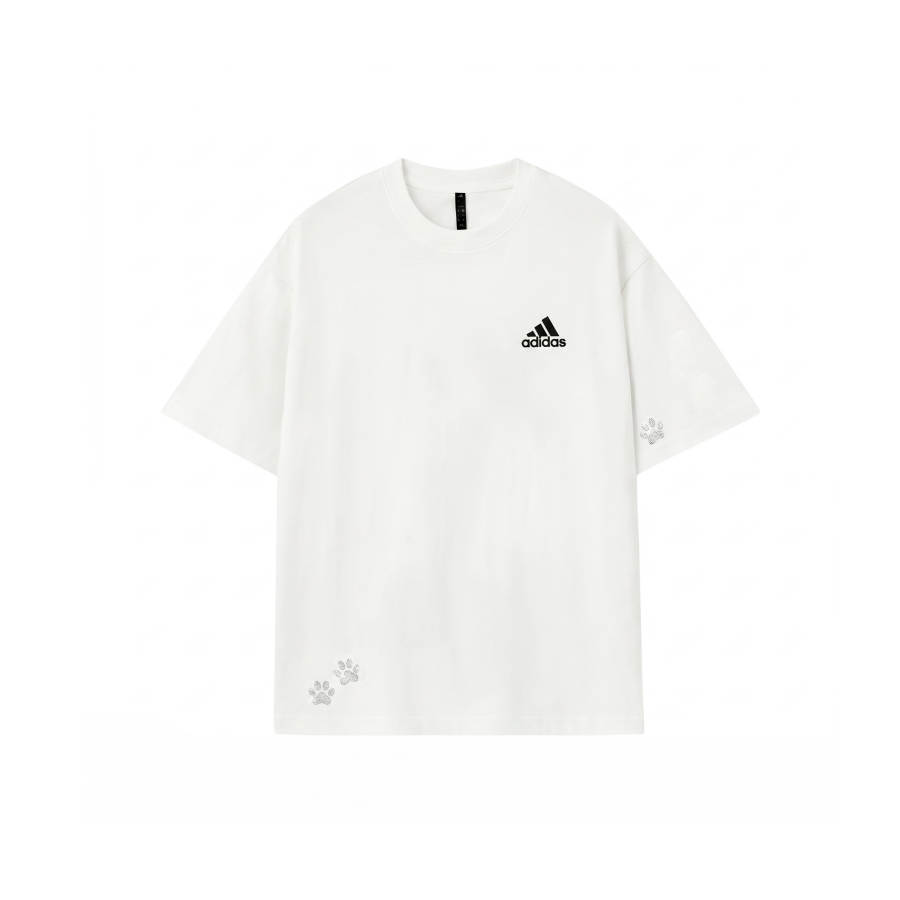 Adidas Adidas MUST HAVES T Shirts Unisex White Crew Neck Moderate