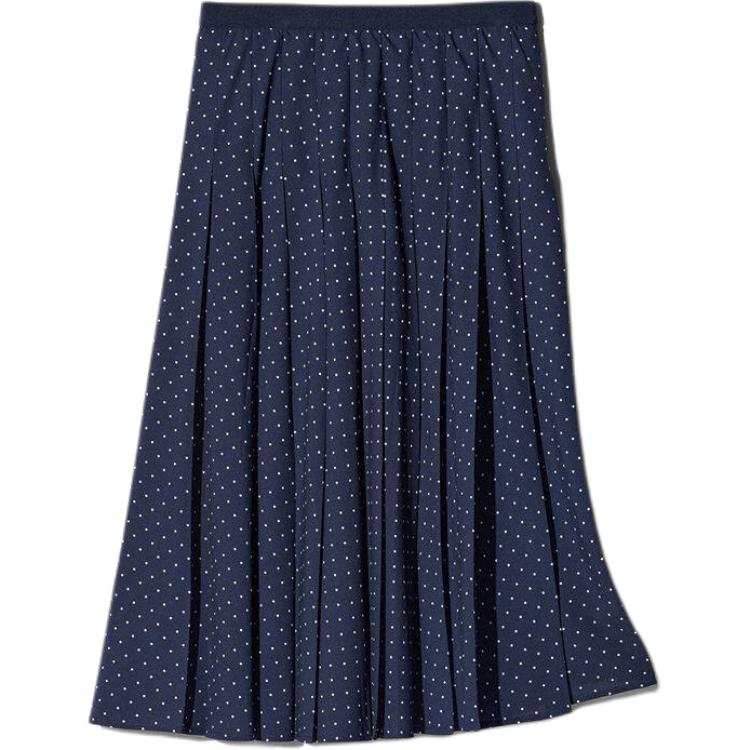 UNIQLO Casual Long Skirts Women's 69 Navy Blue Moderate