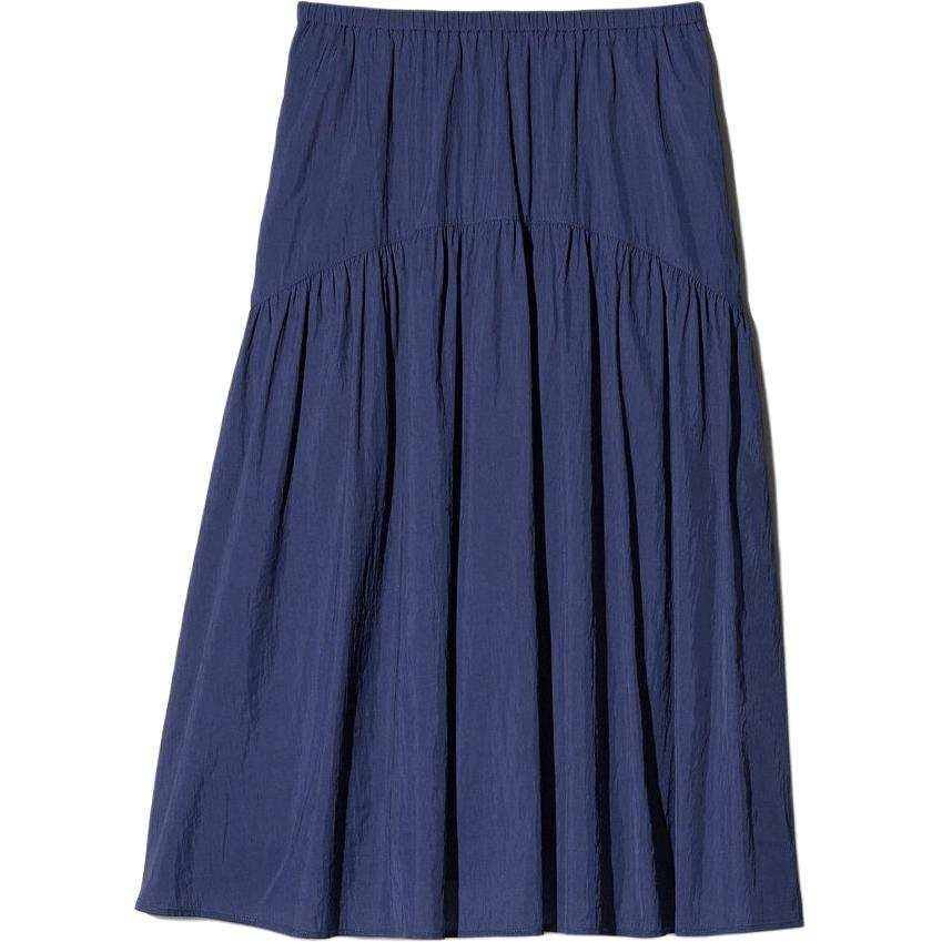UNIQLO Casual Long Skirts Women's 69 Navy Blue Moderate