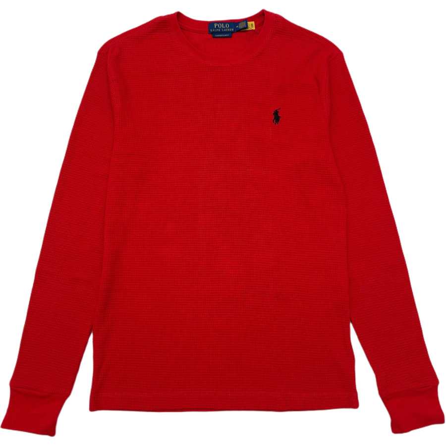 Polo Ralph Lauren Knitwear Men's Red Crew Neck Moderate Straight Fit