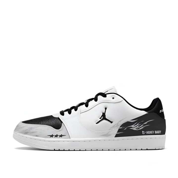 Jordan Jordan COURT CONNECT Skateboard Shoes Unisex Low Top Gray/Black/White