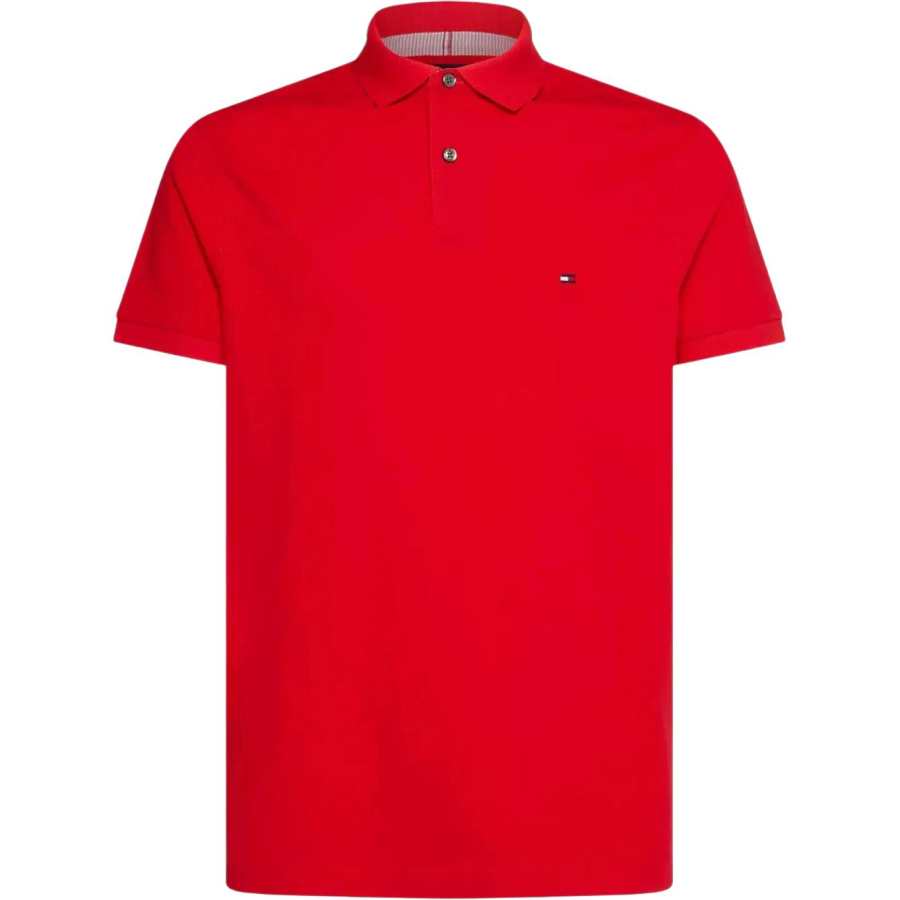 Tommy Hilfiger Polo Shirts Men's Red Moderate