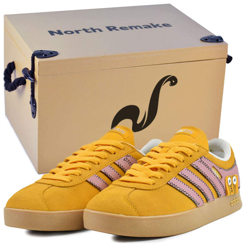 Adidas Adidas VL COURT 2.0 German Army Trainers Unisex Low Top Yellow