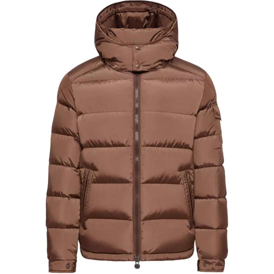 Moncler Moncler Maya Series Down Jackets Men's Brown Moderate