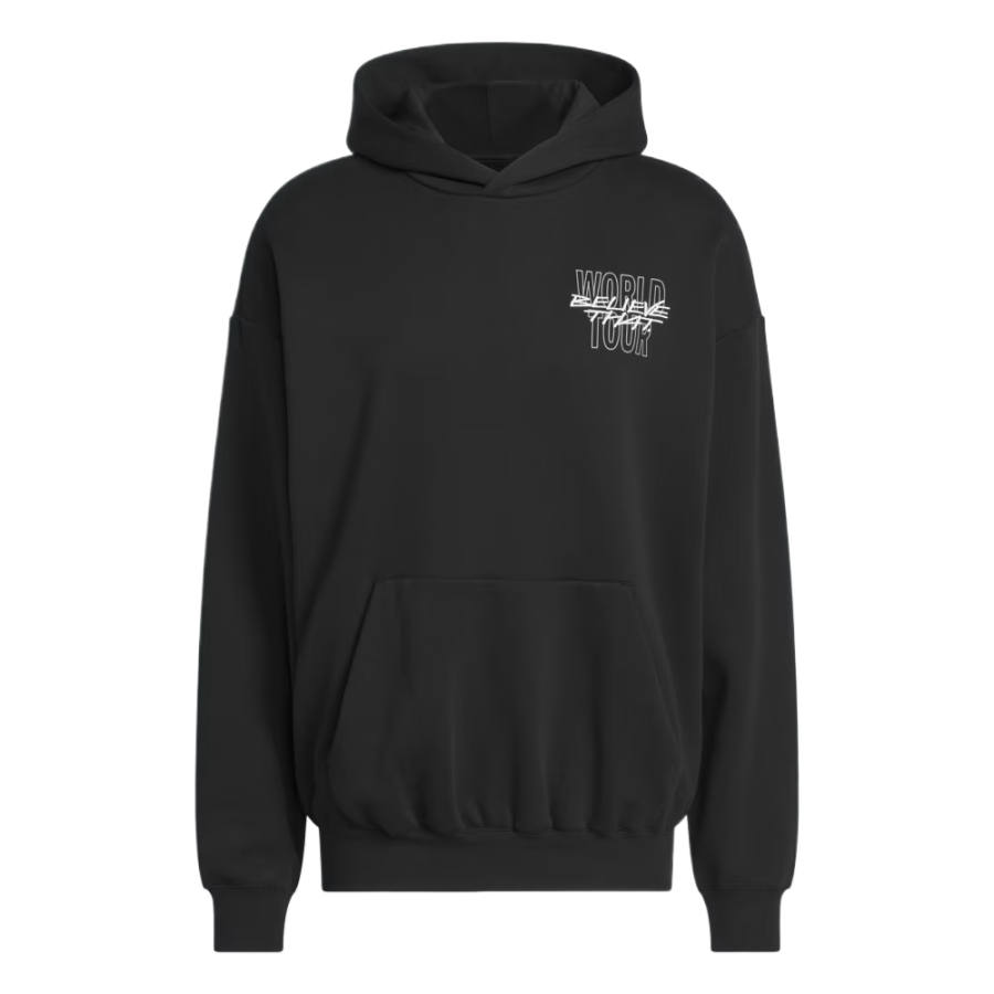 Adidas Adidas Sweatshirts Men's Black Hooded Non Detachable Moderate