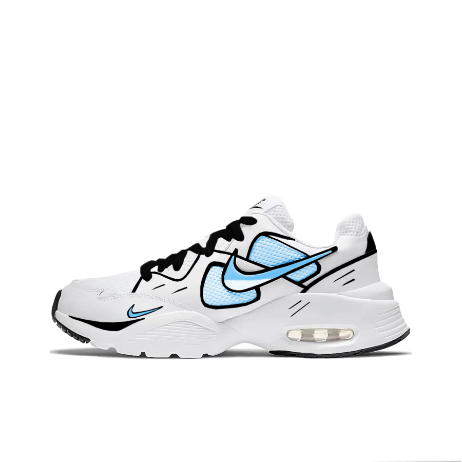 Nike Nike Air Max Fusion Running Shoes Women's Low Top Blue