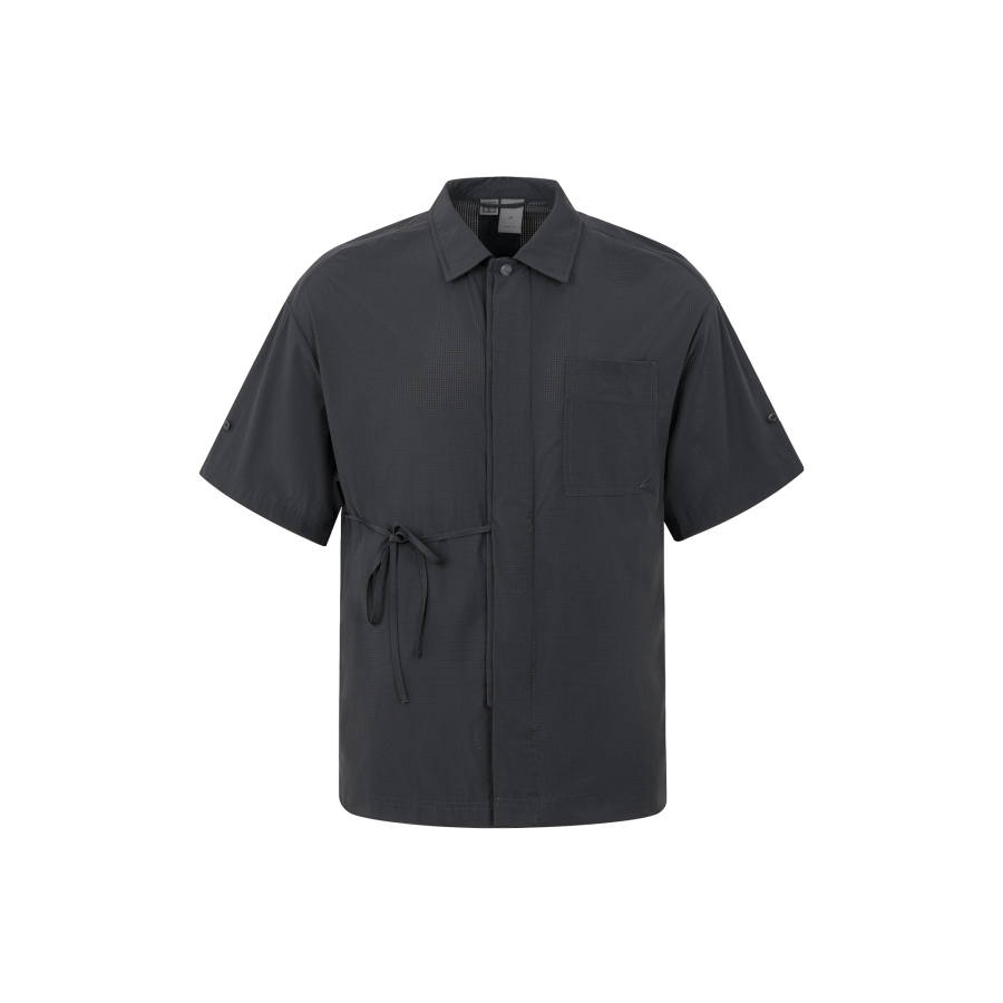 Li-Ning Li Ning X Jackie Chan Kung Fu Collection Shirts Unisex Black Moderate