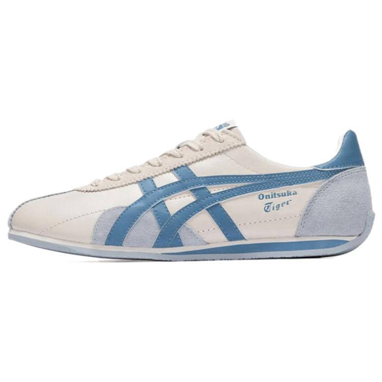 Onitsuka Tiger Runspark Synthetic Leather, Split Cow Leather Comfortable Cushioning Abrasion Resistant Low top