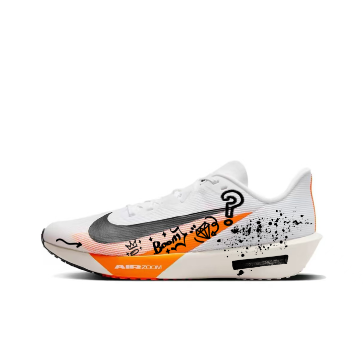 Nike Nike Rival Fly 4 Running Shoes Men's Low Top White Orange Black Multicolor